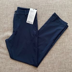 NWT Lululemon Commission Pants, Warpstreme, Classic Fit, 30W 32 Inseam True Navy